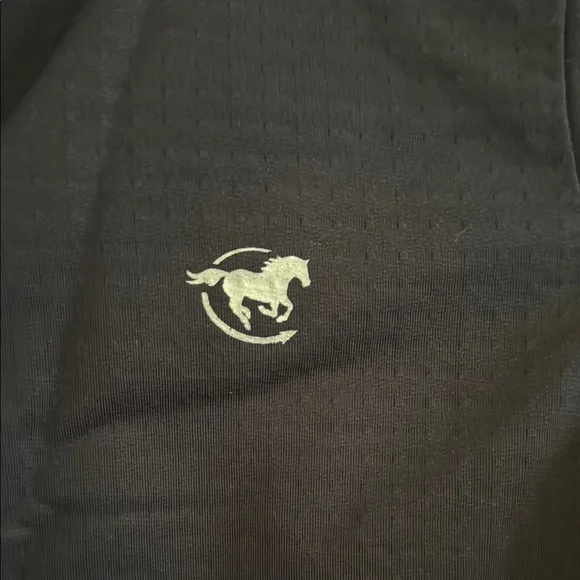 Smartpak Piper 1/4 Zip Short Sleeve Sun Shirt Black Small - Picture 3 of 4